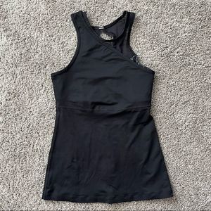 Lululemon Meshed Up Tank Top Black Luxtreme Detachable Sports Bra Women’s Size 4